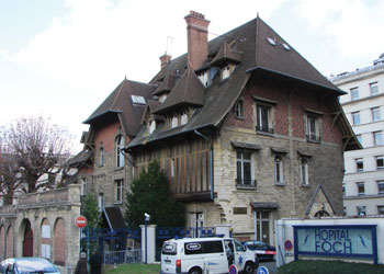 L'hôpital Foch, à Suresns (Hauts-de-Seine)
