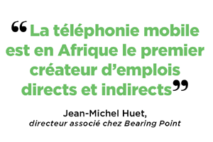 La téléphonie mobile, premier créateur d'emplois en Afrique