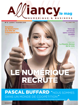 Couverture d'Alliancy, le mag, sorti le 8 octobre 2013
