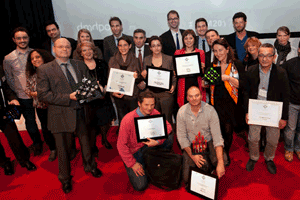 Les lauréats des 1ers Trophées de la Santé Mobile (©Faust Favard)