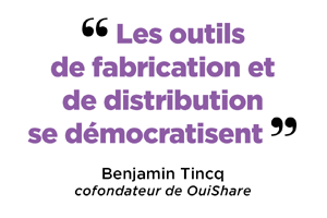 Citation de Benjamin Tincq, cofondateur de OuiShare