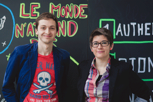 Sylvain Weber et Jacinthe Busson, fondateurs de Kontest. credit-arnaud_corpet