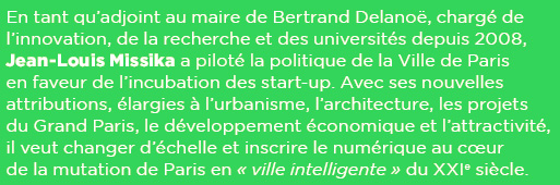 Jean-Louis Missika, adjoint à la mairie de Paris : “Tout Paris est un grand quartier numérique”