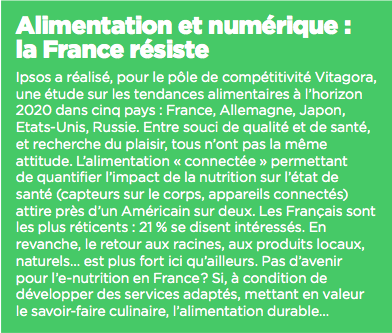 Alimentation et numérique