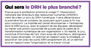 Qui sera le DRH le plus branché ?