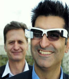 Kayvan Mirza et Khaled Sarayeddine, les deux co-fondateurs d’Optinvent. © Optinvent