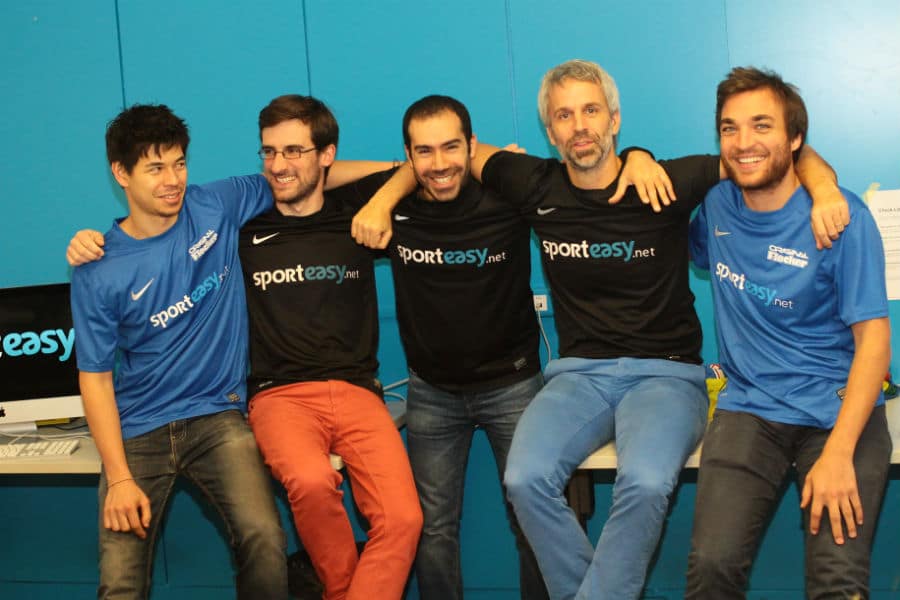 L'équipe de SportEasy. © SportEasy 