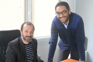 Nicolas Simiand à gauche et Younes Aboutaib à droite © Verseo