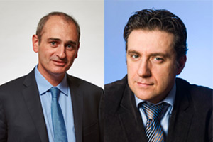 De gauche à droite : Éric Lévy-Bencheton, Blockchain Strategist - Keyrus & Frédéric Maserati, Directeur Conseil - Keyrus Management