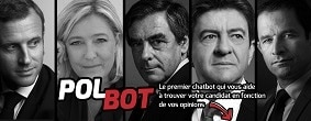 PolBot aborde les questions politiques sur un ton léger. ©Conversationnel
