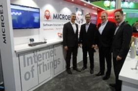 En janvier 2016, MicroEJ et Lacroix Electronics signaient un accord de partenariat afin d'accélérer le développement et la production d'objets connectés et produits électroniques embarqués pour le marché européen. Ici, des représentants des deux entreprises.