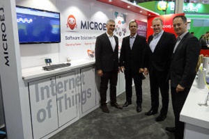 En janvier 2016, MicroEJ et Lacroix Electronics signaient un accord de partenariat afin d'accélérer le développement et la production d'objets connectés et produits électroniques embarqués pour le marché européen. Ici, des représentants des deux entreprises.