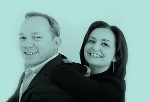 Les co-fondateurs d’Inwibe : Fiamma Ferrero, présidente et Damien Heiss, COO.