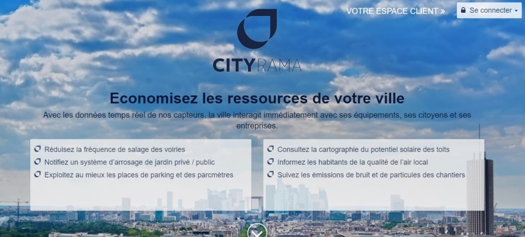 cityrama startup ville connectée