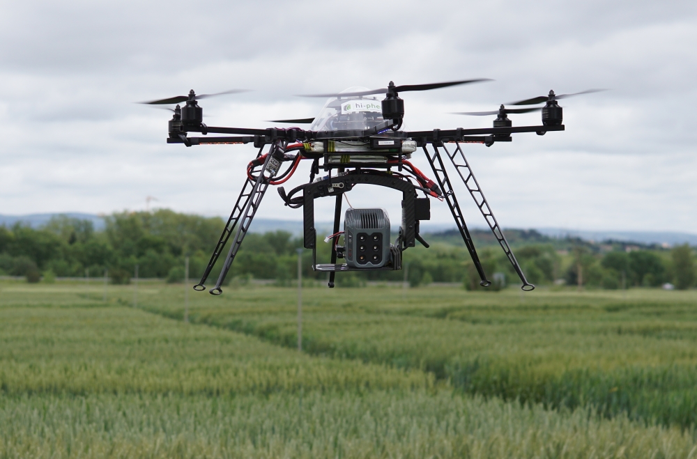 Les drones d'Hi-Phen analyse les caractéristiques des plantes. ©DR