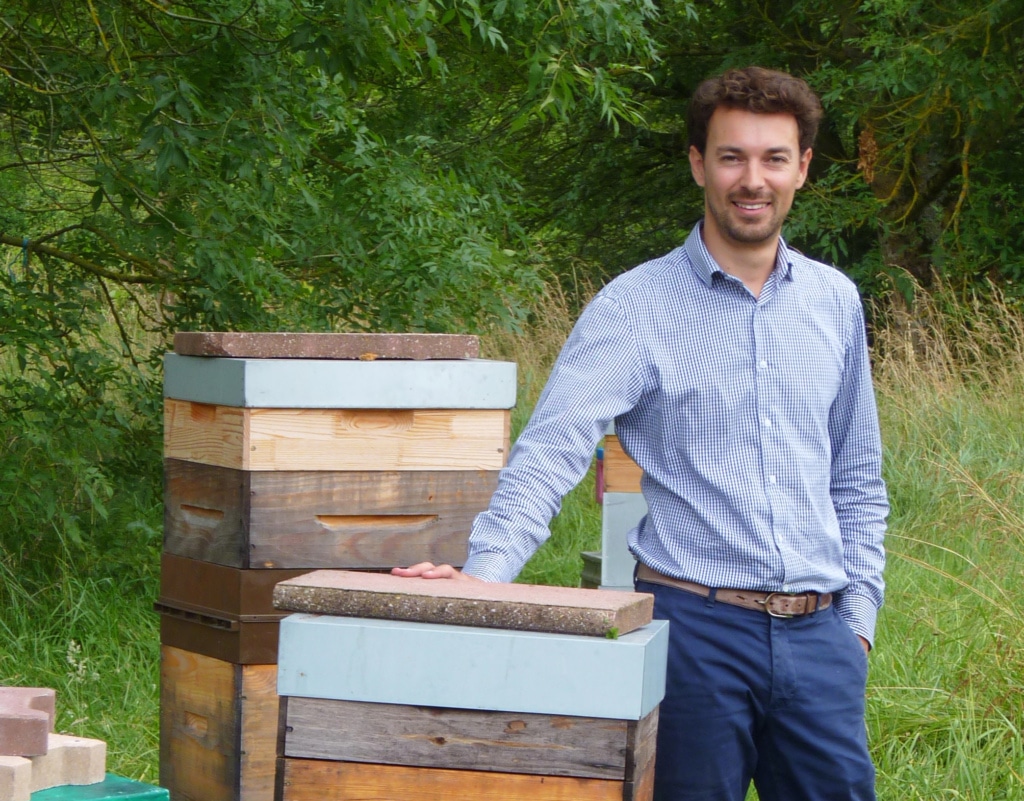 Bertrand Laurentin entend déterminer les causes de mortalité des abeilles. ©DR