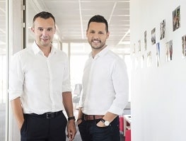 Frédéric Salles et John-Aldon, les deux cofondateurs de Matooma, ont réalisé 8 millions d'euros de chiffre d'affaires en 2017. ©DR