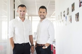 Frédéric Salles et John-Aldon, les deux cofondateurs de Matooma, ont réalisé 8 millions d'euros de chiffre d'affaires en 2017. ©DR