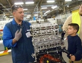 L’usine MBF Aluminium de Saint-Claude (Jura), lors d’une journée « portes ouvertes » (DR)
