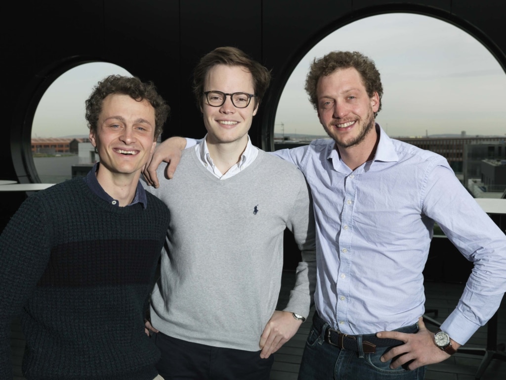 Les trois cofondateurs d’Ermeo : Pierre Joly, Victor Payan et Christophe Joly (DR)