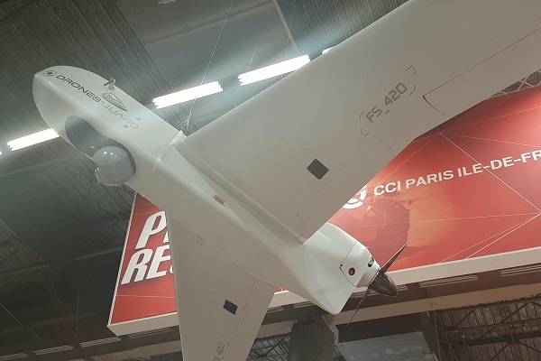 Azur Drones était présent au salon Eurosatory pour présenter ses drones aux forces de l'ordre et aux acteurs de la sécurité. ©CGM