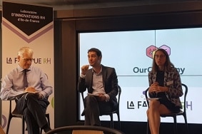 Les deux élèves de l'Inet ont témoigné pour cette première édition de l'atelier d'innovation collaborative. ©Alliancy