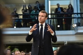Emmanuel Macron à Station F le 10 octobre @LaFrenchTech