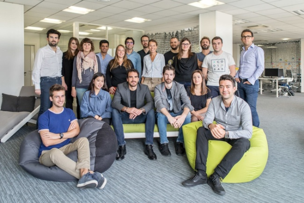 L'équipe de Dawex, start-up qui vient de lever 5 millions d'euros