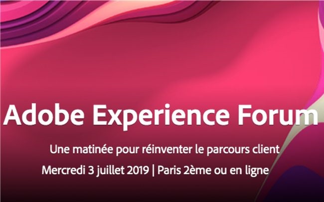 Adobe Experience Forum - r le parcours client