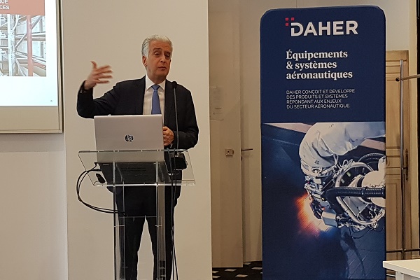 Didier Kayat, directeur général de l’avionneur et équipementier Daher