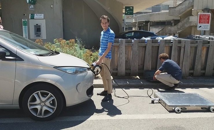 Mob-Energy permet aux gestionnaires de parkings de proposer un service de recharge pour les véhicules électriques