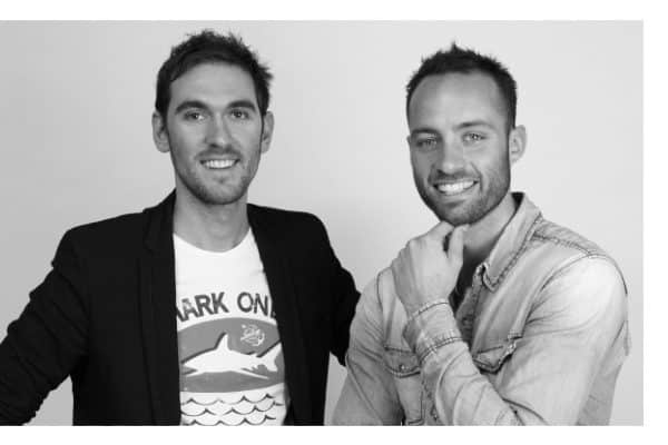 Jérémy Duris et Thibaud Michel, co-fondateurs de Twinin