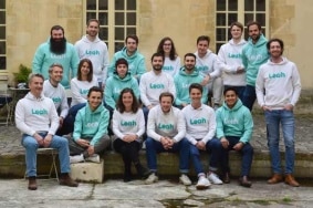 L'équipe en charge du développement de l'application Leah.