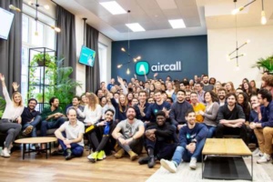 Aircall compte environ 300 personnes dans ses effectifs dont 60% en Europe et 30% aux Etats-Unis.