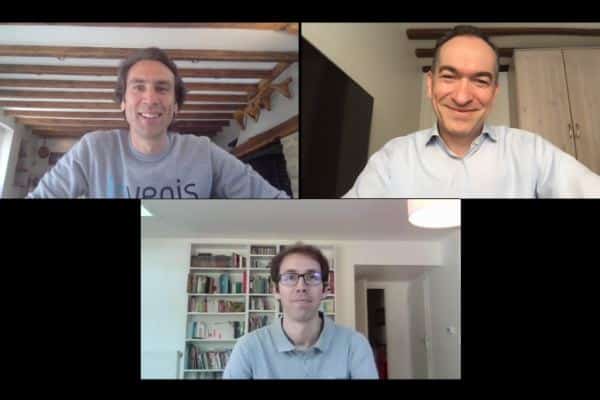 Pascal Chevrot, Gregory Serrano et Benjamin Quétier, co-fondateurs d'Invenis.