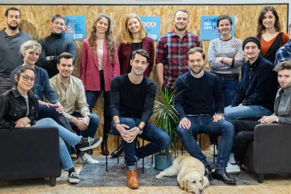 L'équipe de la start-up lyonnaise Lepermislibre.fr
