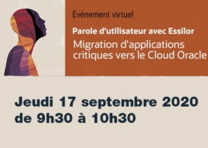 Migration d'applications critiques vers le Cloud Oracle