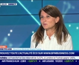 Karine Picard, directrice générale d'Oracle France, lors de l'émission BFM Business du 28 septembre.