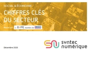Le nouveau bilan du Syntec Numérique sur les chiffres clés du secteur et ses perspectives de croissance pour 2021.