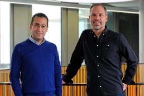 Noureddine Bekrar et Christophe Dandois, co-fondateurs de Leocare.