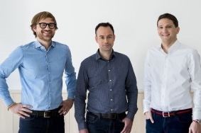 Vincent Huguet, co-fondateur et CEO, Hugo Lassiège, co-fondateur et CTO et Alexandre Fretti, Managing Director.