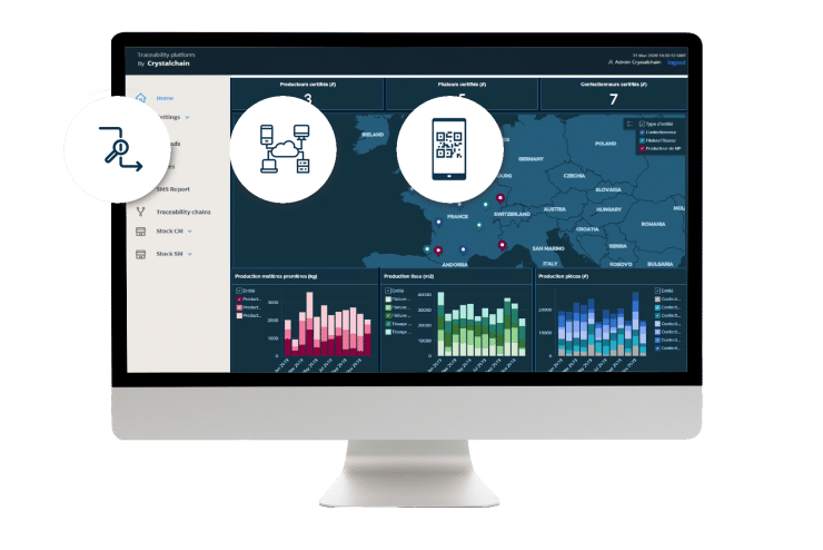 Crystalchain utilise la technologie de la blockchain pour gagner en transparence