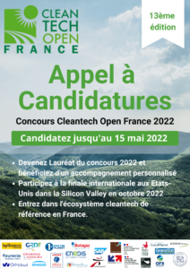 13e édition du concours Cleantech Open France