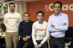 Aurélien Audelin (CTO), Louis Broutin (COO), Victor Thion (CEO), Hadrien Carré (CFO).