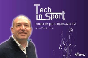 Podcast Tech In Sport - Emportés par la foule avec l'IA avec Julien Pettré de l'Inria