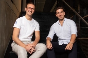 Cofondateurs de GoStudent Felix Ohswald à gauche CEO et Gregor Muller à droite COO