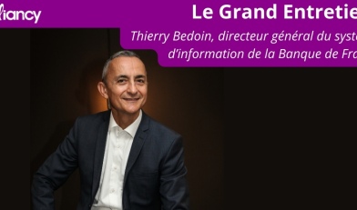 Thierry Bedoin directeur général du système dinformation de la Banque de France_visuel Une