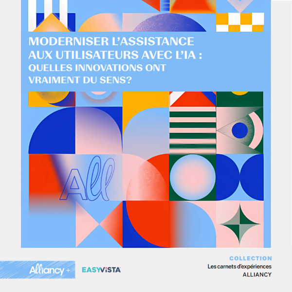 Visuel carré guide et carnet, EasyVista IA