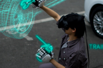L'entreprise chinoise Dexta Robotics a imaginé un gant pour ressentir la texture des objets dans la réalité virtuelle. ©Netexplo