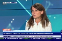 Karine Picard, directrice générale d'Oracle France, lors de l'émission BFM Business du 28 septembre.